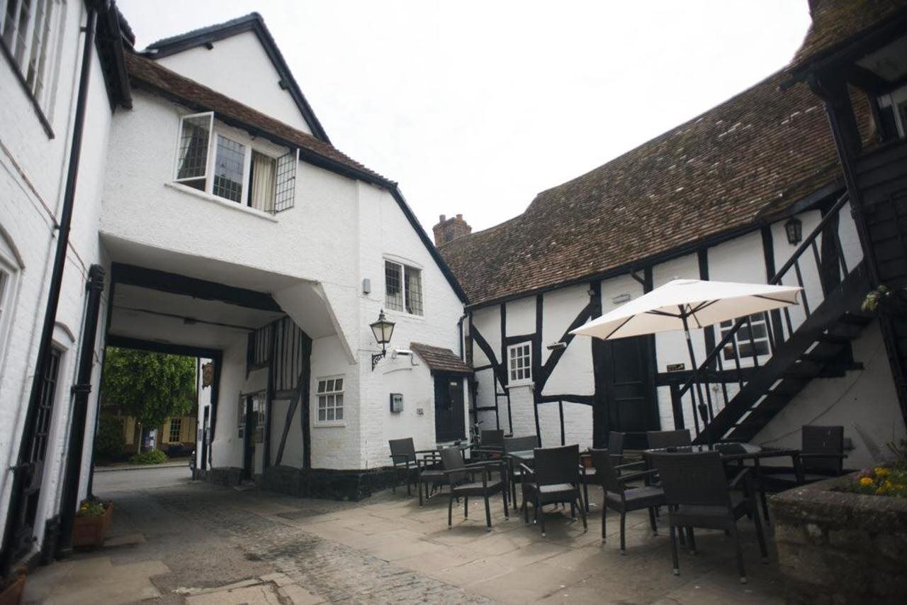 George Hotel Dorchester On Thames Bagian luar foto